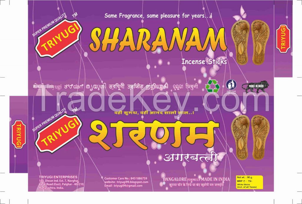 Sharanam Supper premium Agarbatti (Incense Sticks)