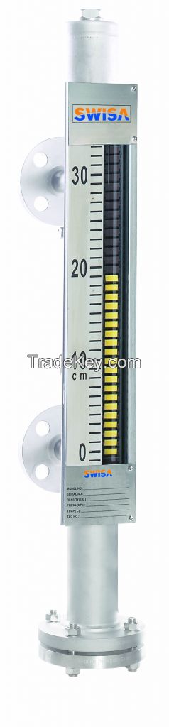 Single-chamber Standard Magnetic Level Gauge