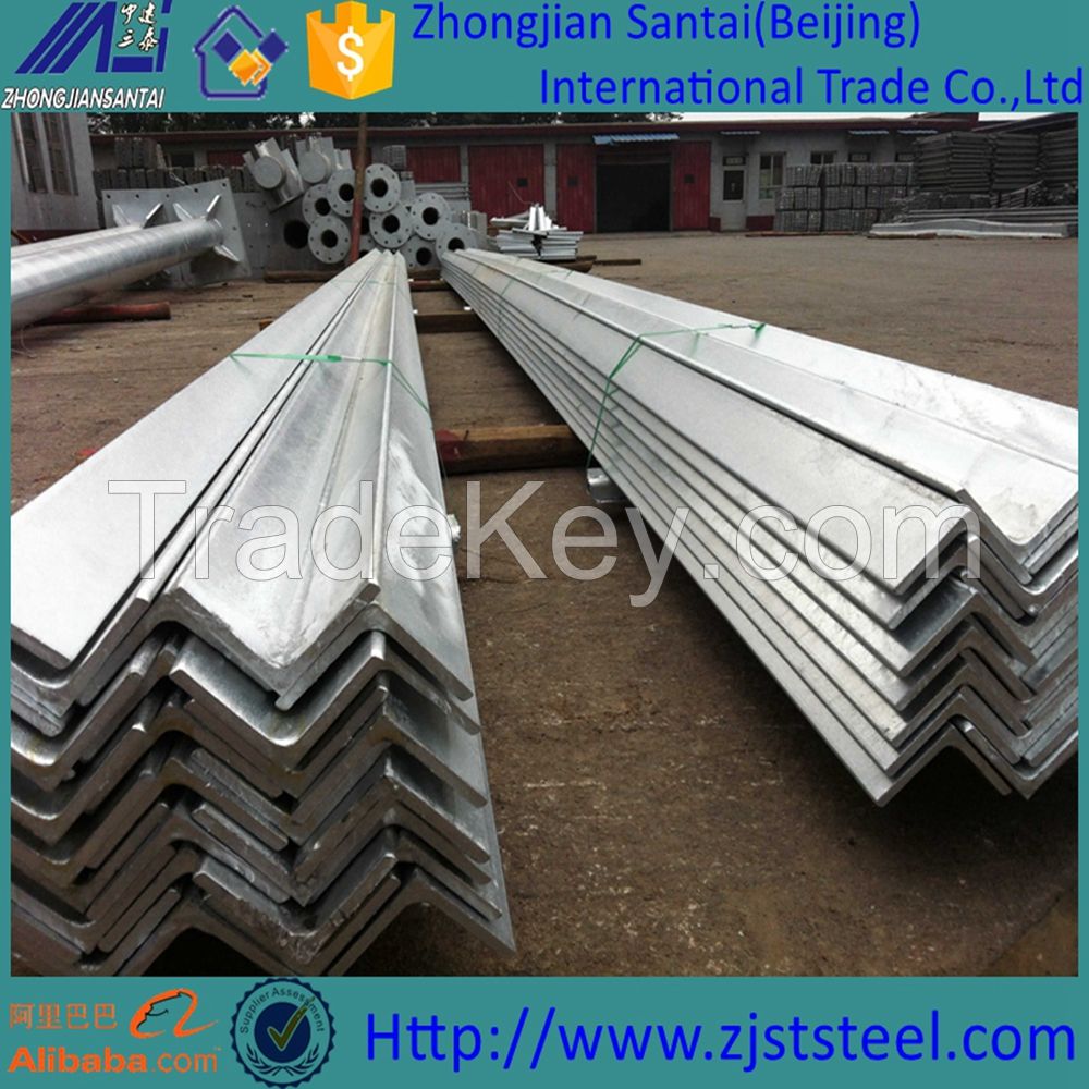 equal and unequal steel angle bar-galvanized