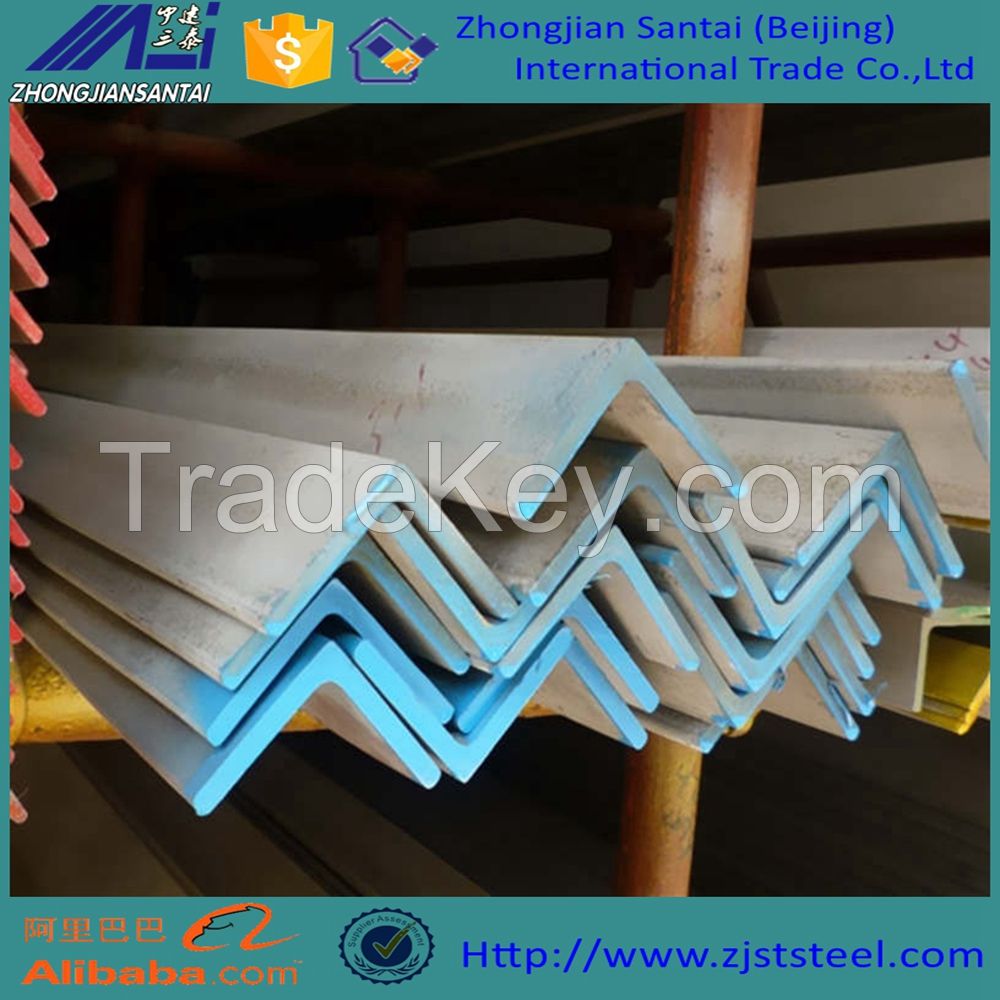 High quality equal and hot rolled steel angle bar with best price