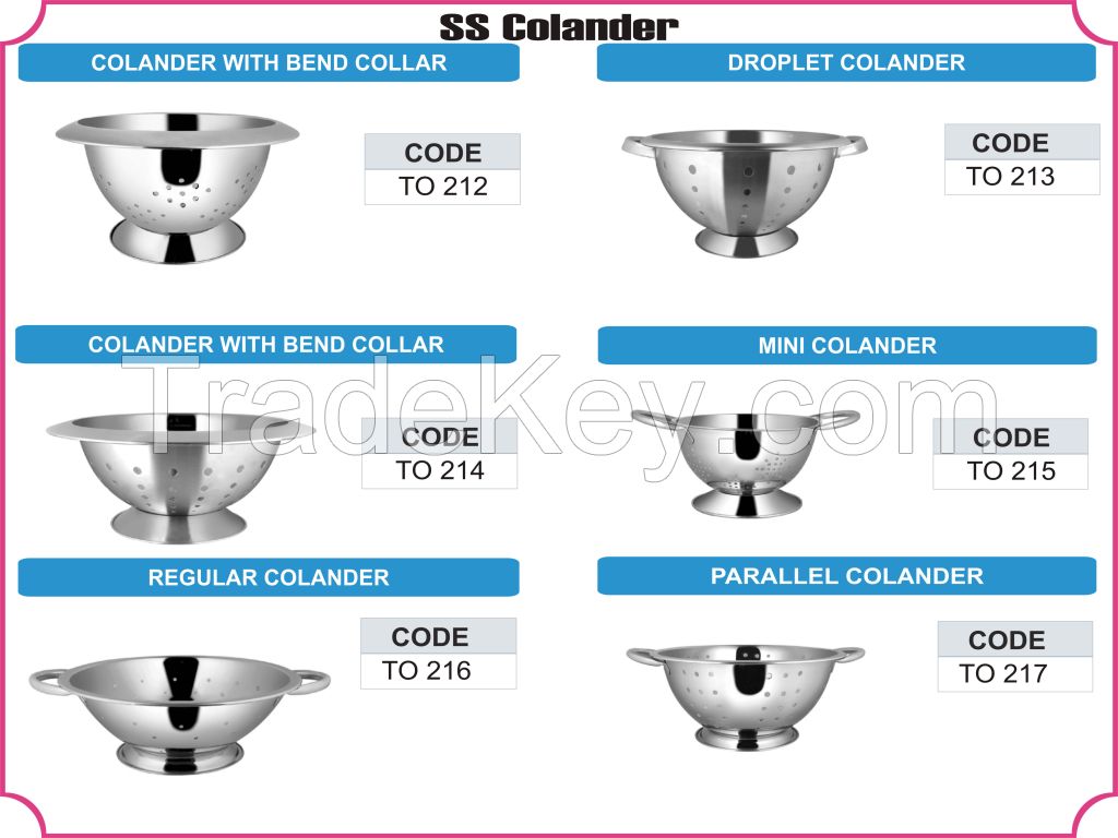 Stainless Steel Colanders