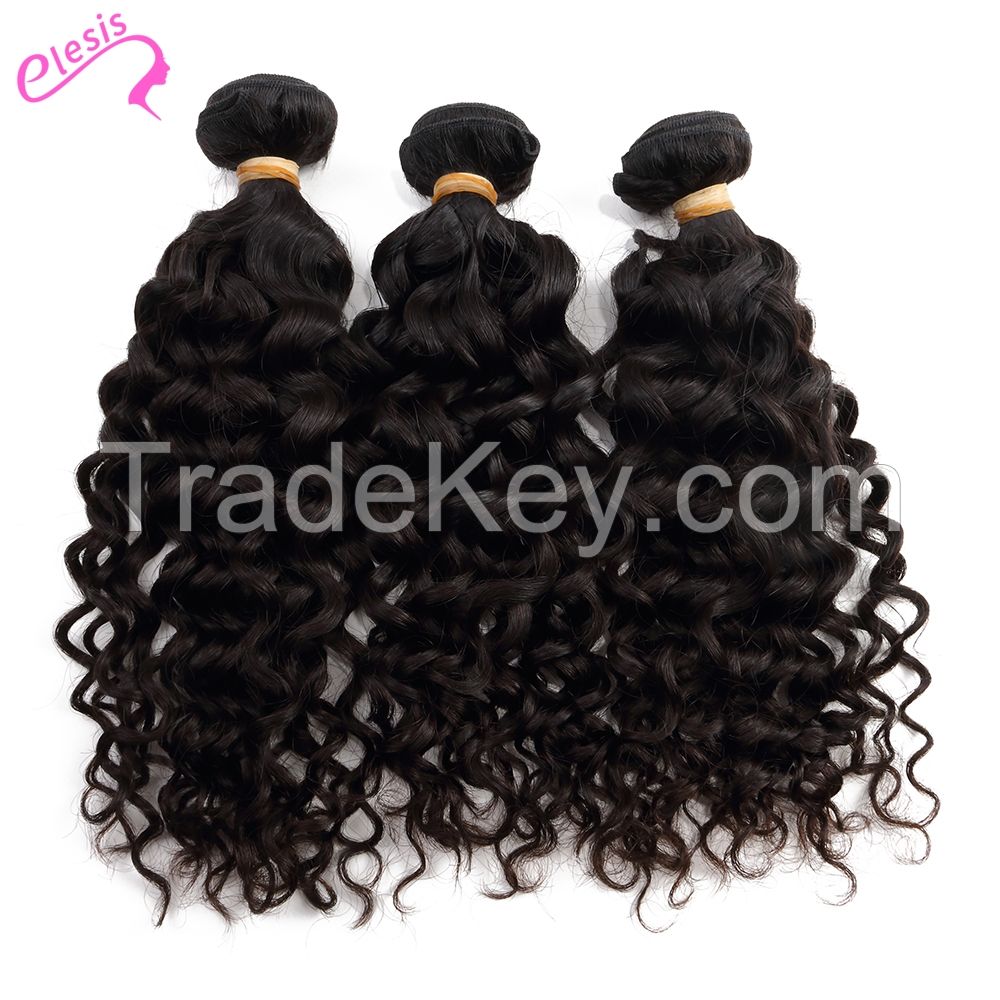 Elesis Virgin Hair New Product French Curl Hair 3pcs/lot 300g