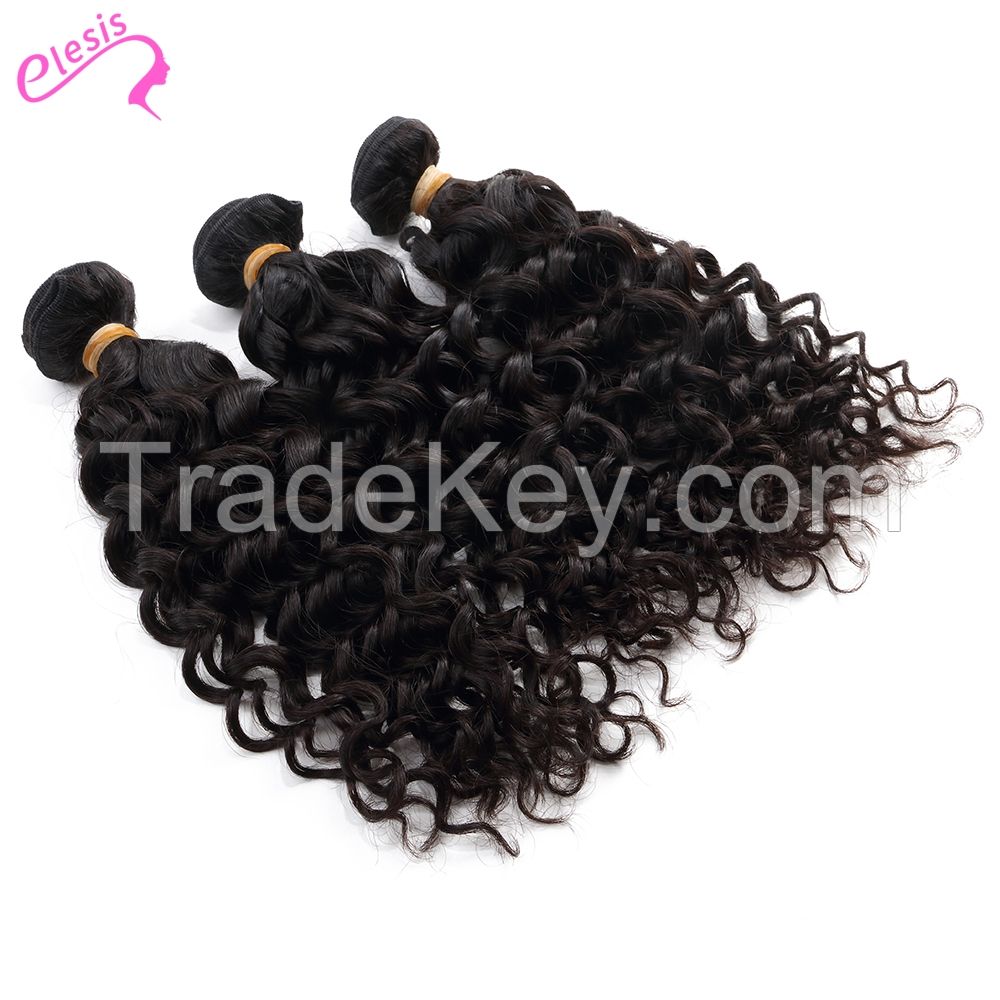 Elesis Virgin Hair New Product French Curl Hair 3pcs/lot 300g