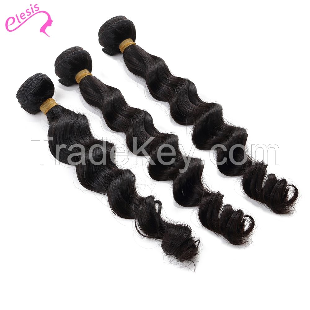 Elesis Virgin Hair Loose Wave Hair 3pcs/lot 300g