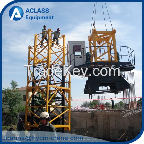 6 ton limit switch hydraulic cylinder tower crane TC5013