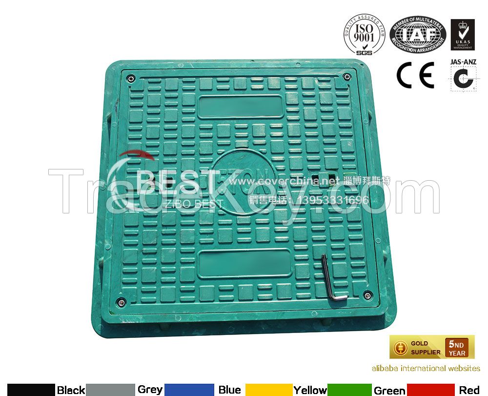 BEST Composite Light Duty Square 600x600 Manhole Cover