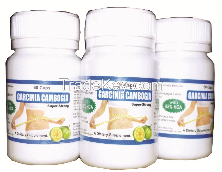 Garcinia Cambogia Super Strong Fat Burner capsules 500mg, 85% HCA , 60 capsules each box