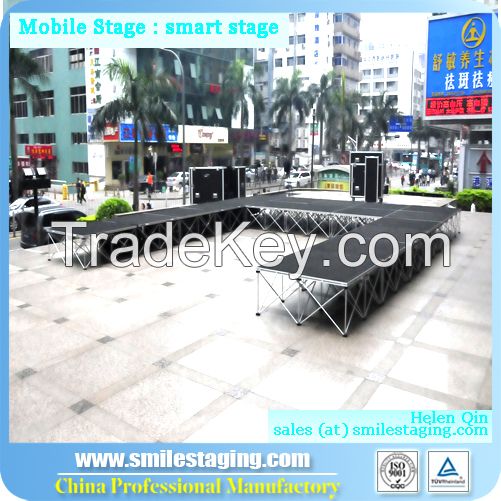 Intelligent stage mobile stage wooden platform stage 