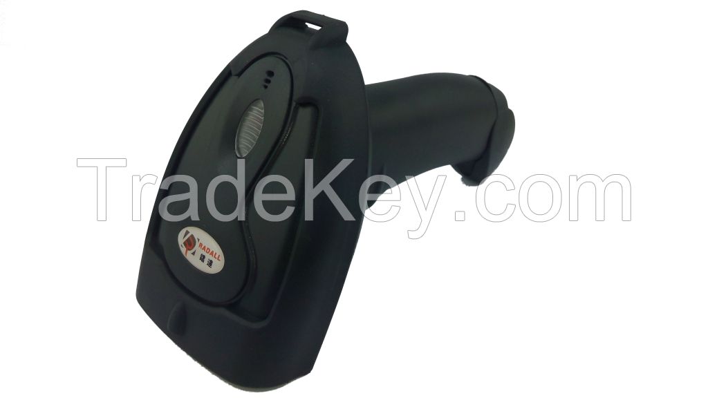 RD-200 Wireless Laser Barcode Scanner White quakeproof