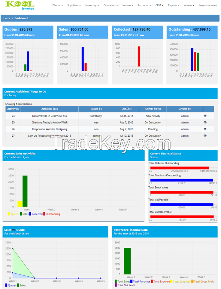 KOOL Invoice (Easy Hosted Accounting Software with CRM)