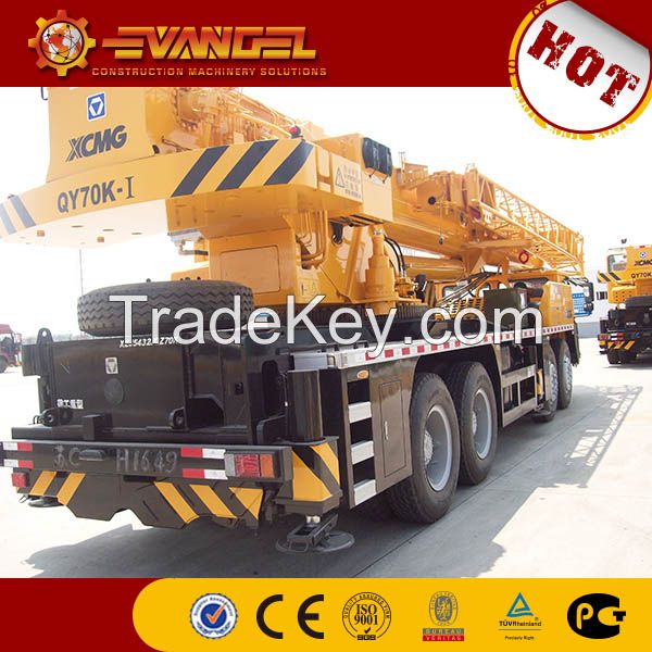 XCMG truck crane QY70K truck mounted crane small truck crane 