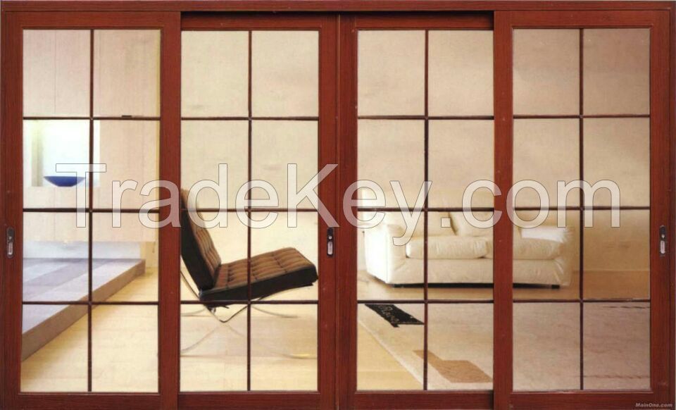 Modern style Aluminum sliding door for Living room/balcony