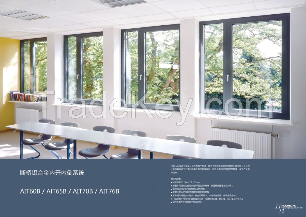 Bridge aluminum alloy windows