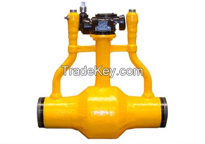 Gas exhaust Underground Fully Welded Ball Valve