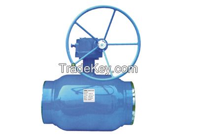 Gear Type Fully Welded Ball Valve