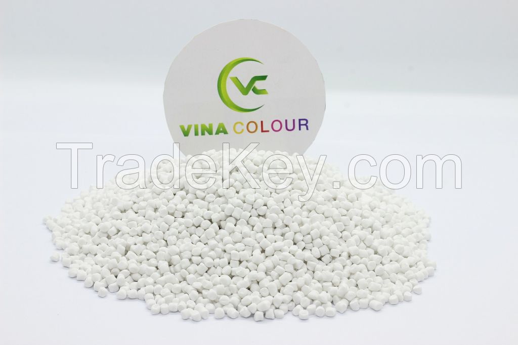 CaCo3 Plastic Masterbatch White Color