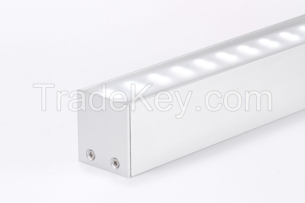 massive aluminum profile with excellent heat sink to the leds