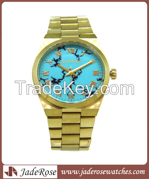 Fashion Alloy and Stainless Steel Wristwatch for Quartz and Gift