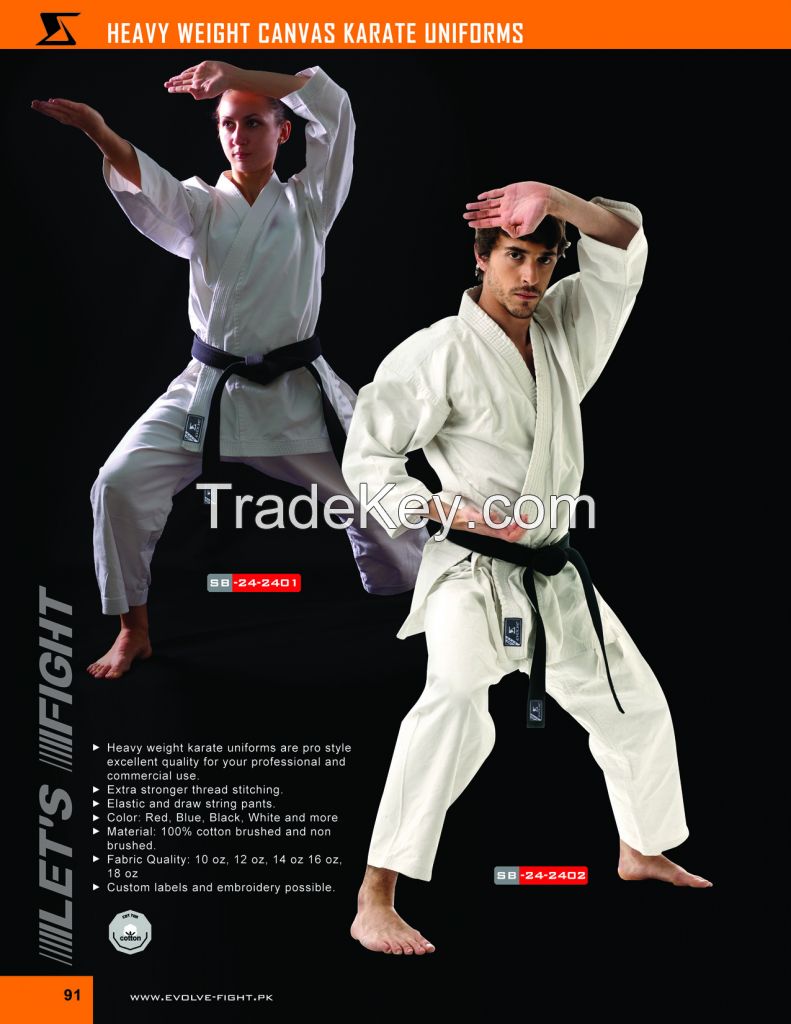 Karate uniforms, Judo uniforms, taekwondo uniforms, Jiu Jitsu uniforms, kimonos,