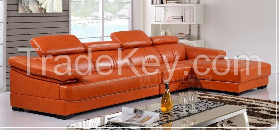 Hot sales leather sofa genuine sectional sofa 