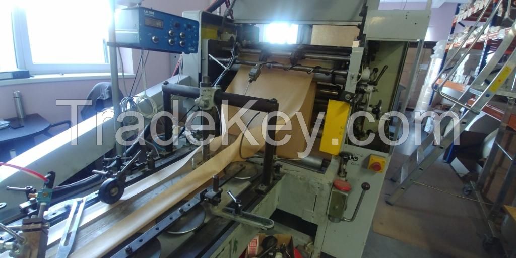 used Flat/Satchel Bag making machine with print/window