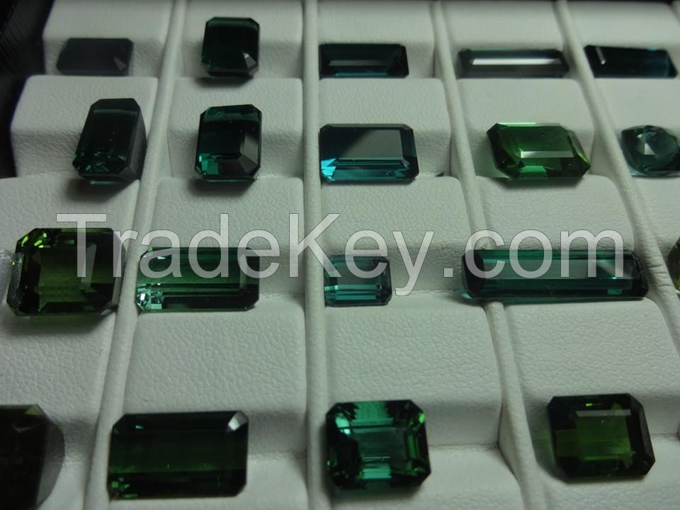 Cut Tourmaline Indicolite