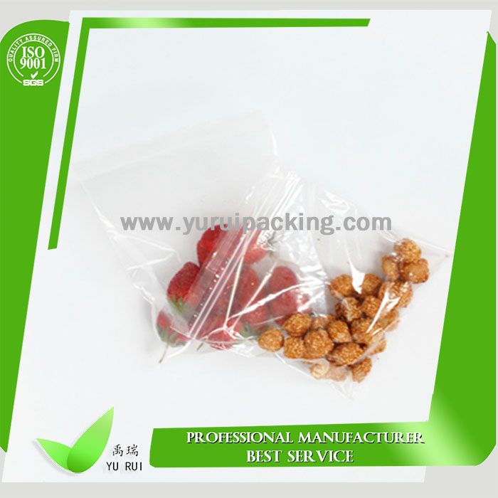 Hot product quart size freezer zipper resealable bag