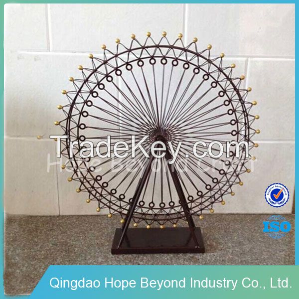 Modern stylish ferris wheel art and craft metal craft supply