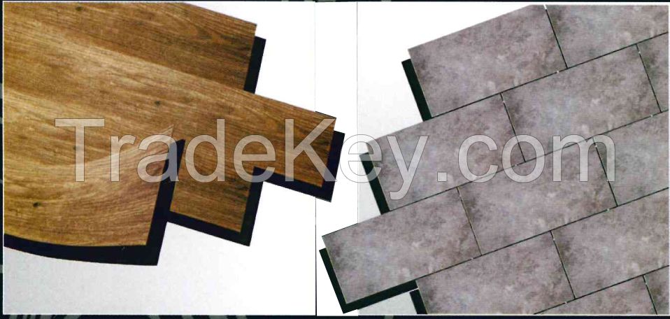 Vinylflooring tile shape - 5mm thick - selfadhesive system  - 5,50&acirc;&not;/sqm