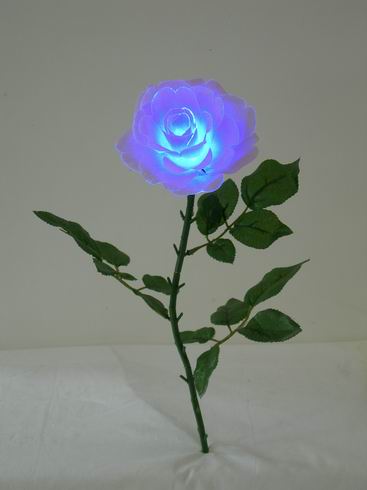 Lighted single artificial flower plant manufacturer china,silk flower