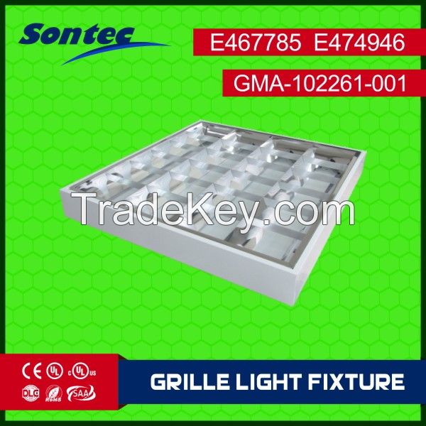 Office 4X18W T8 lighting fixture Fluorescent louver