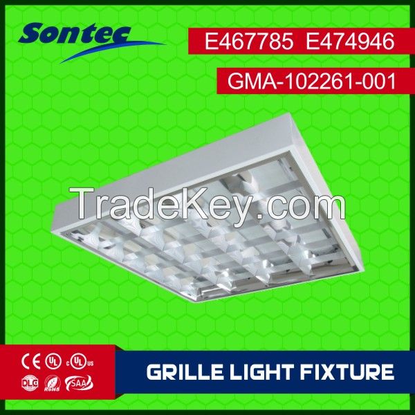 LED T8 lighting fixtures Office Grid LED louver