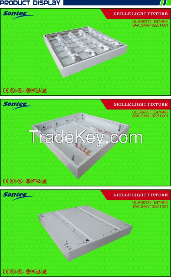 Office 4X18W T8 lighting fixture Fluorescent louver