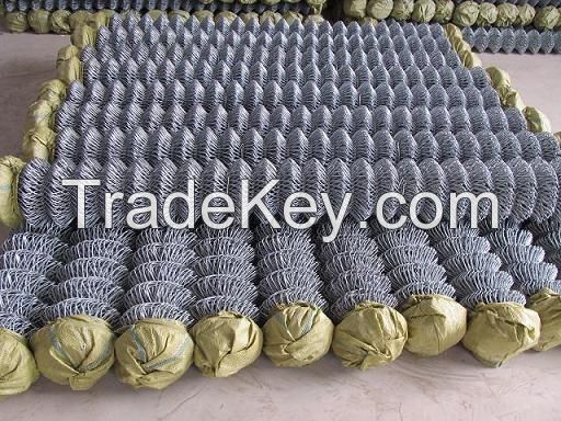 galvanized chain link fence