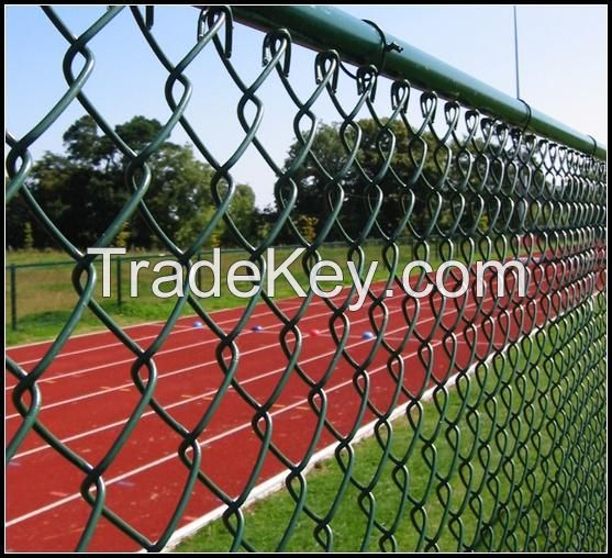 galvanized chain link fence