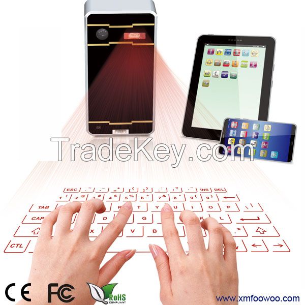 Mini ultra-portable virtual laser keyboard for smartphone/Ipad/Iphoe/Tablet PC