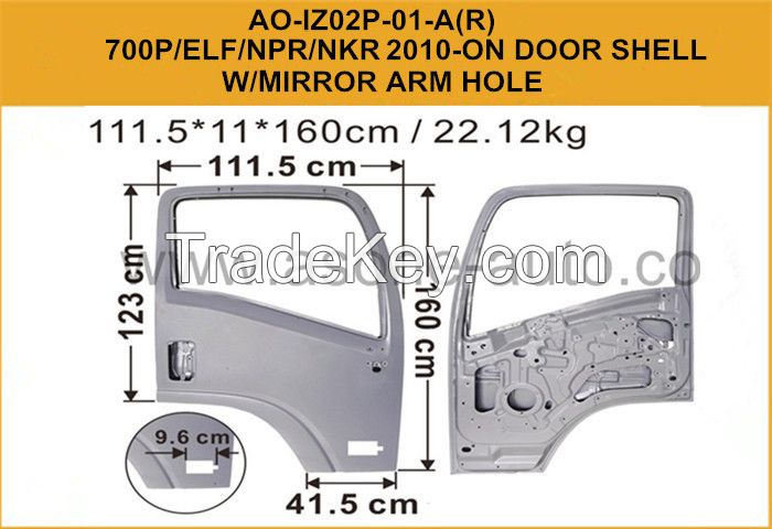 2010 ISUZU Door 700P/NPR/NKR/NLR Driver Side Door