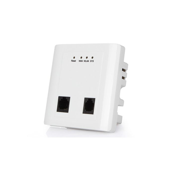 11n 150Mbps High Power in Wall Wireless Ap/Router with Poe, WiFi Wall Socket Mount Access Point