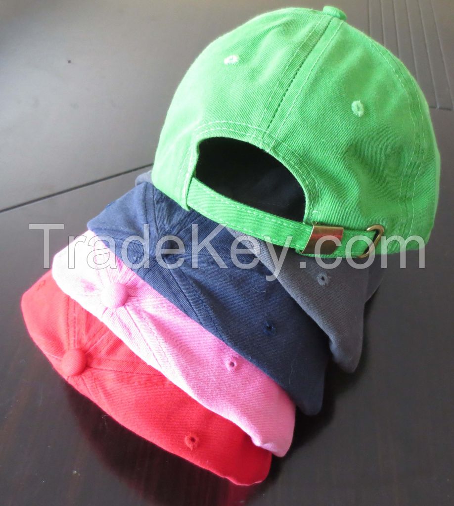 design your own washed baseball cap