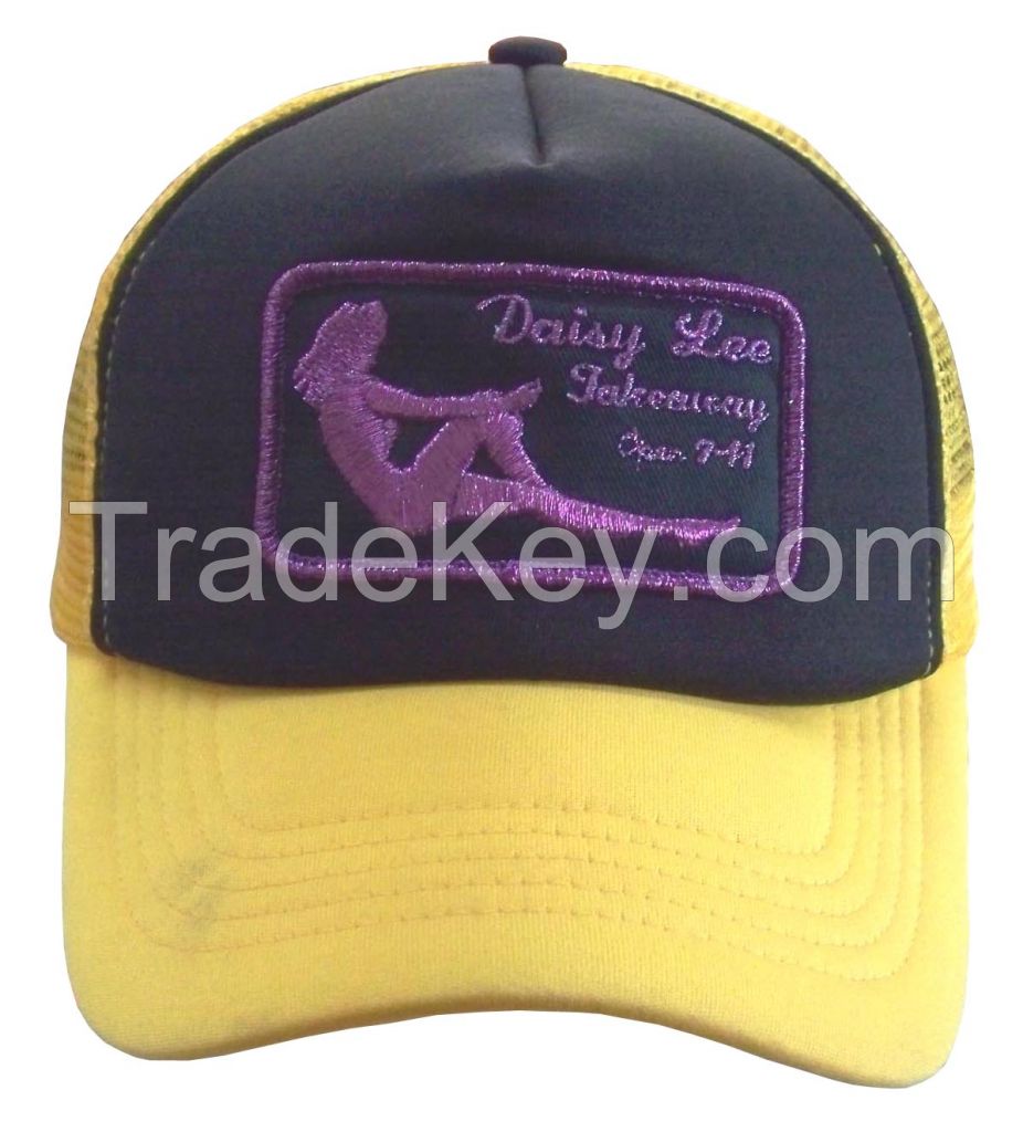 design your own foam mesh trucker cap