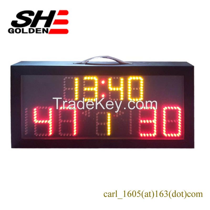 Multi purpose portable College sports game scores basketball electronic scoreboard, led digital electronic scoreboard