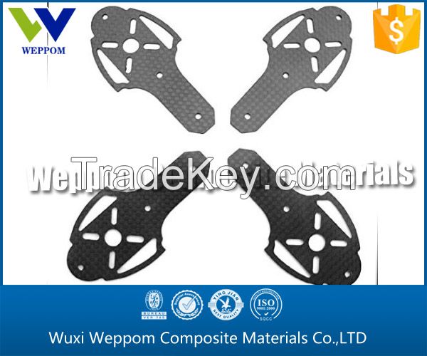 Carbon fiber CNC machining RC helicopter's parts