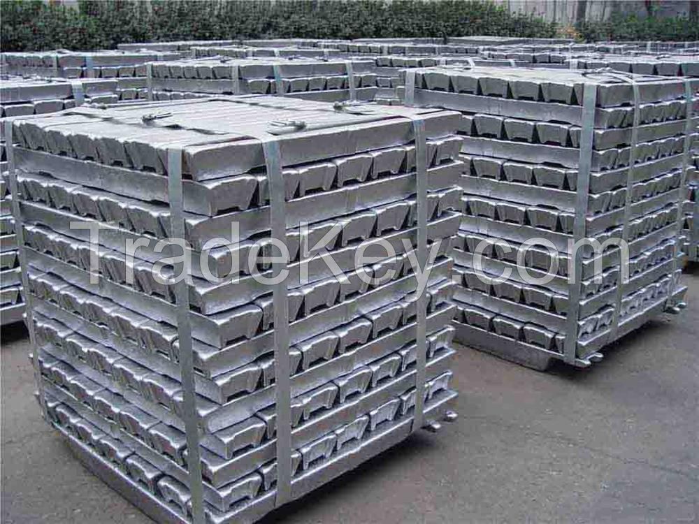 Zinc metal alloy ingot