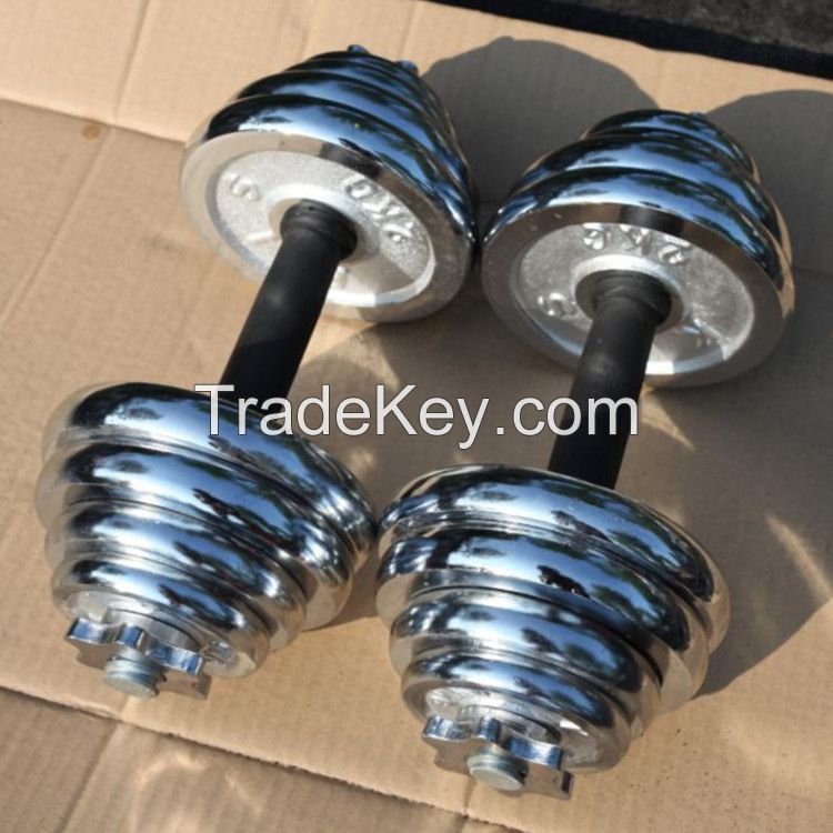 dumbbell fitness  plating dumbbell