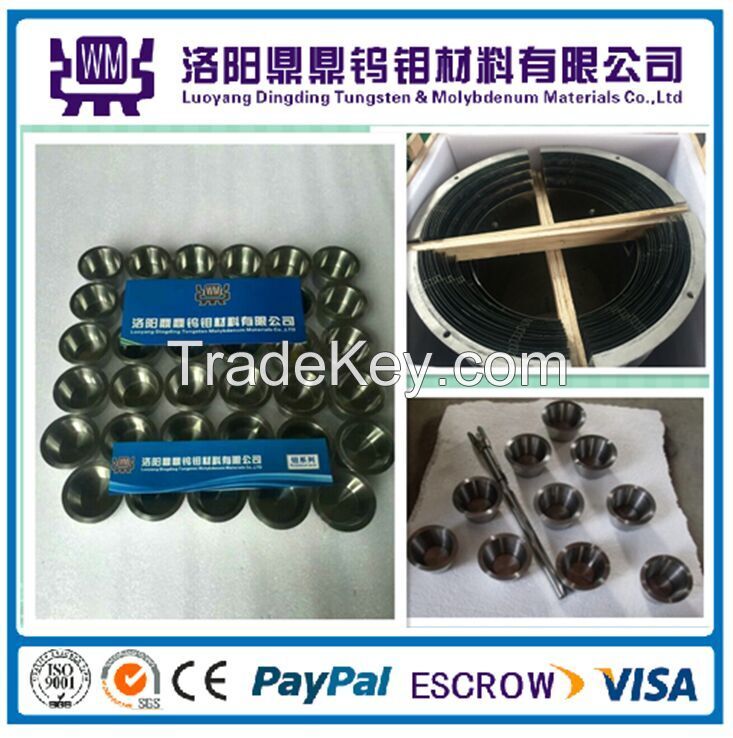 High Quality Tungsten Crucible for Melting Gold, Steel, Glass