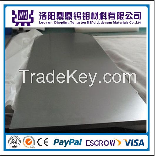 High Quality Pure Tungsten Sheet/Plate Molybdenum Sheet/Plate Factory Price