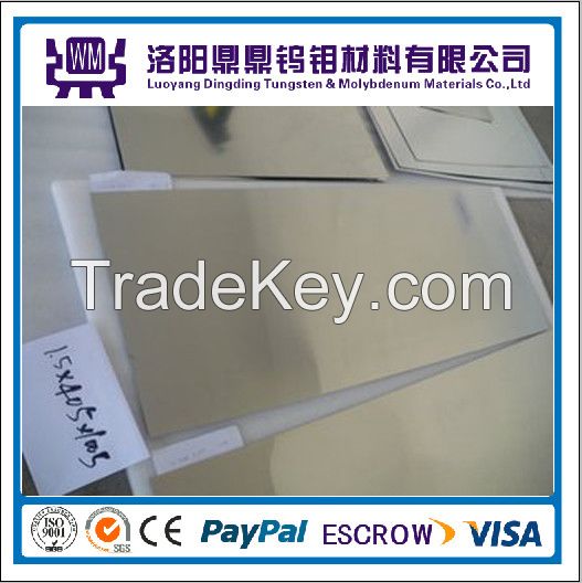 Top Quality 99.95% Molybdenum Plate/Sheet/Foil for Refection Shield From China Manufacturers