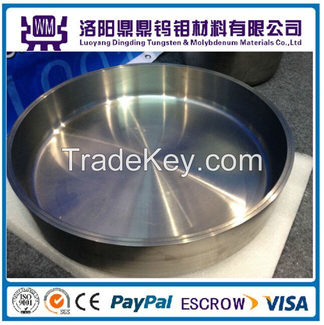 Best Price High Quality Customized Sintered Polished Pure Molybdenum Crucible/Crucibles for Metalizing