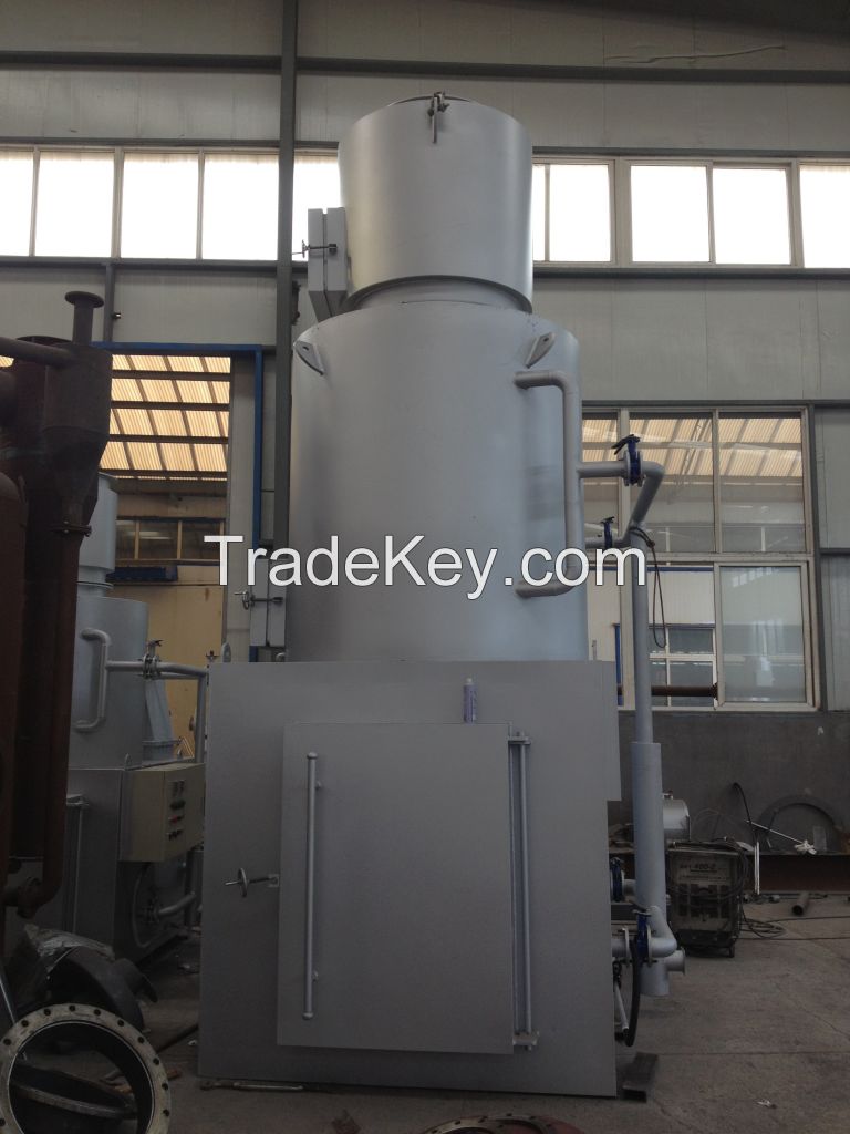 Fully enclosed medical waste incinerator