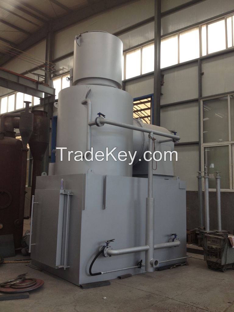 Fully enclosed medical waste incinerator